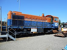 Ex-LP&N switcher #111 at the Oregon Coast Historical Railway in 2015 Oregon Coast Historical Railway 111, October 2015.jpg