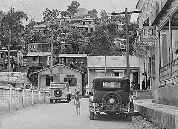 Near the main plaza, 1941