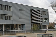 Gebäude der Hochschule Osnabrück, im Film die psychiatrische Klinik
