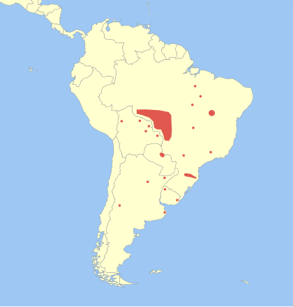 File:Ozotoceros bezoarticus map.svg