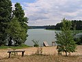 Jezioro Zbiczno w pobliżu Brodnicy