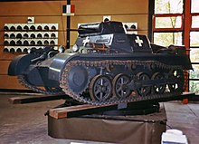 Panzer I, Mark A on a turntable Panzerkampfwagen I Ausf. A.jpg