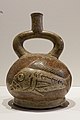 モチェ文化III期（4世紀） 魚文 鐙型注口土器