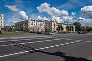 English: Partyzanski avenue. Minsk, Belarus Беларуская: Партызанскі праспект. Мінск, Беларусь Русский: Партизанский проспект. Минск, Беларусь