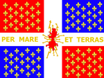 Vlag van die Compagnies franches de la marine, 1690 tot 1761