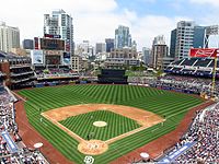 Padres score five in the seventh to upset Dodgers, advance to first NLCS  since 1998