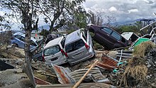 Aftermath of 2018 earthquake and tsunami in the city Petobo portrait after Sulawesi earthquake 1.jpg