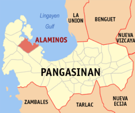 Kaart van Alaminos