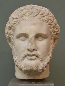 Phillip II, king of Macedonia, Roman copy of Greek original, Ny Carlsberg Glyptotek, Copenhagen (36420294055).jpg