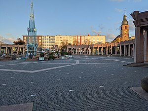 Paradeplads ved Johanneskirche