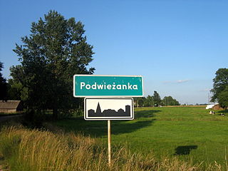 Podwieżanka Village in Podlaskie, Poland