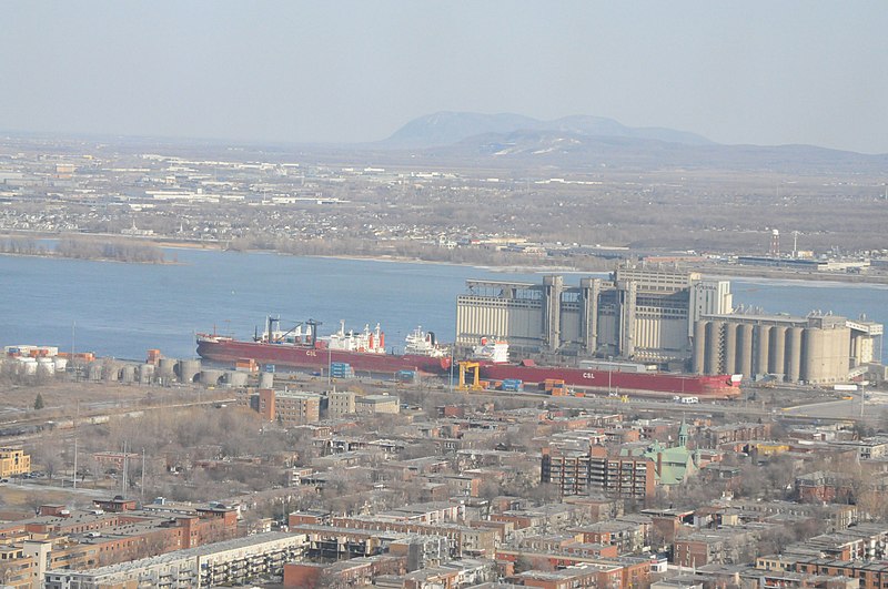 File:Port and Monteregian Hills in distance - panoramio.jpg