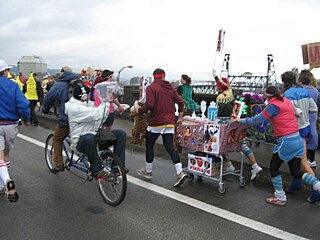 Idiotarod Shopping cart race