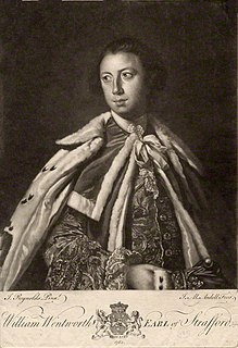 William Wentworth, 2nd Earl of Strafford (1722–1791)