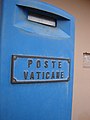 Cassetta delle lettere delle Poste Vaticane.