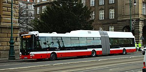 SOR NBH 18 rear Praha, Stare Mesto, Staromestska, SOR NBH 18.jpg