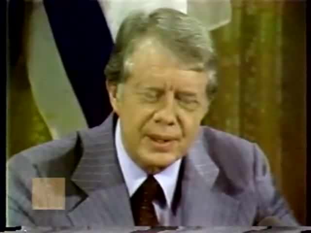 File:President Carter's Remarks on Joint Statement at Camp David Summit (September 17, 1978) Jimmy Carter.ogv