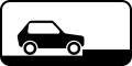 8.6.5 Parken quer auf Fahrbahn (vorwärts)