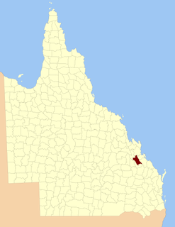 County of Raglan Cadastral in Queensland, Australia