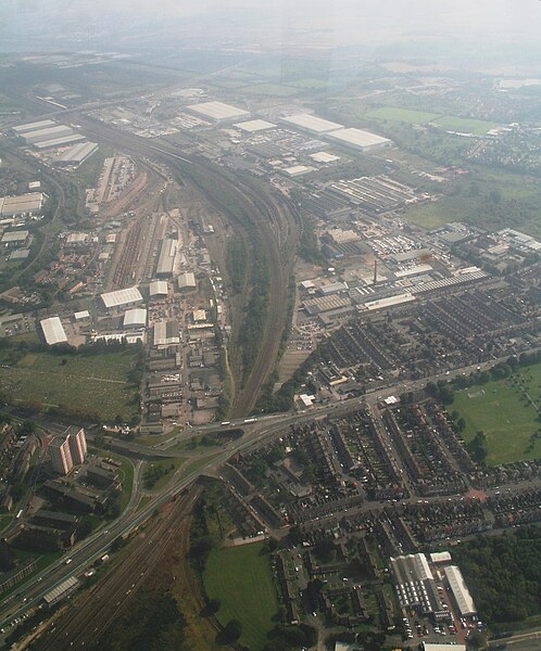 File:Railport and A18-A630 roundabout, Doncaster, aerial 2014 - geograph.org.uk - 4163174.jpg