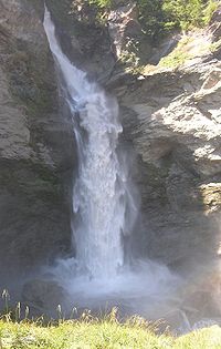 The Reichenbach Falls, near Meiringen, Switzerland ReichenbachWaterFall.jpg