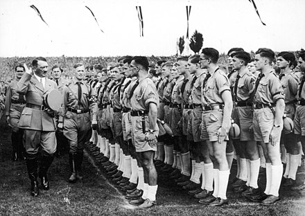 Гитлерюгенд что это. Гитлерюгенд третьего рейха. Съезд НСДАП 1935.