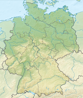 Map showing the location of Schneeferner