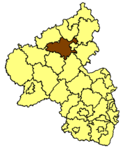 Mayen-Koblenz no mapa