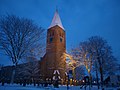 Dutch Reformed church in winter