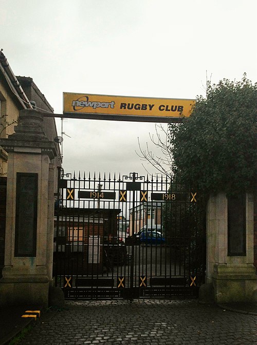 Rodney Parade memorial gates