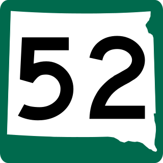 <span class="mw-page-title-main">South Dakota Highway 52</span> State highway in South Dakota, United States