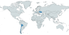 Map with users of the SG 510 in blue SIG SG 510 Users.png