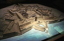 The citadel of Saint-Martin. Military mock-up, 1702. Musée des Plans-Reliefs