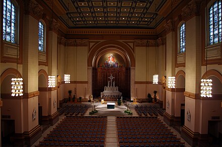 Interior of SS. Peter and Paul Cathedral, seat of the Roman Catholic Archdiocese of Indianapolis