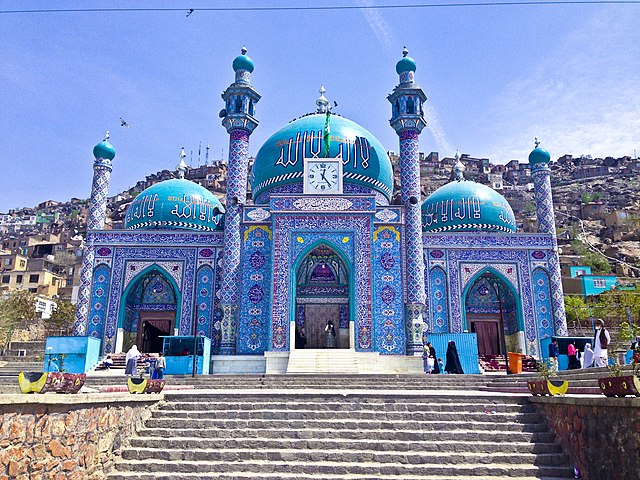 Image: Sakhi mosque, Kabul