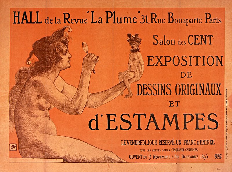 File:Salon des Cent par Armand Rassenfosse.JPG