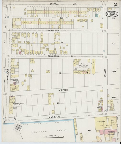 File:Sanborn Fire Insurance Map from Chelsea, Suffolk County, Massachusetts. LOC sanborn03705 001-3.tif