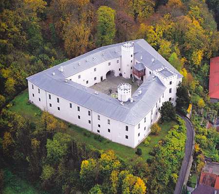 Schloss Ebelsberg Luftaufnahme