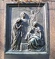 Relief on the gravesite of Victor Schröder, sculpted by Carl Schuler