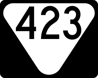 <span class="mw-page-title-main">Tennessee State Route 423</span> State highway in Tennessee, United States