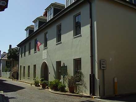 Edmund Kirby Smith's boyhood home at St. Augustine, Florida
