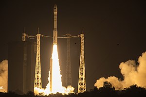 Lanzamiento de un Cohete en el Centro Espacial Guayanés