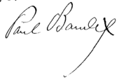 signature de Paul Baudry