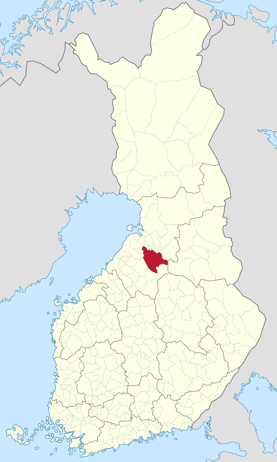 錫卡拉特瓦（Siikalatva）的地圖