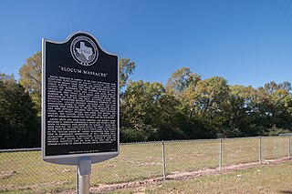 <span class="mw-page-title-main">Slocum, Texas</span> Unincorporated community in Texas, United States