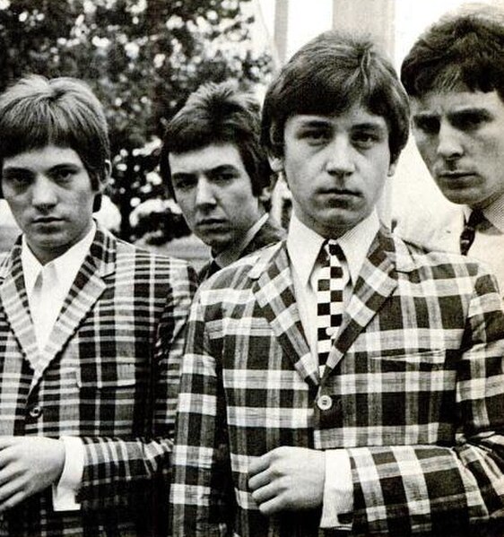 The Small Faces in 1965 (left to right) Marriott, Lane, Jones and Winston