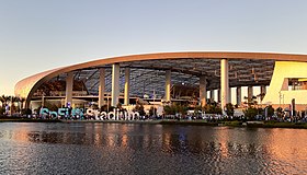 SoFi Stadium, site of the National Championship game SoFi Stadium 2021.jpg