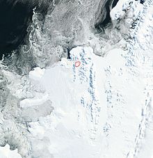 NASA satellite image of Alexander Island.