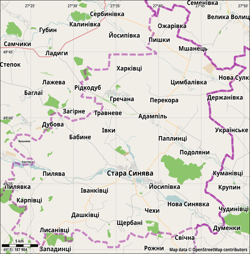 Хмельницкая область карта подробная по районам