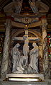 One of the 14 lifesize marble Stations of the Cross statues.